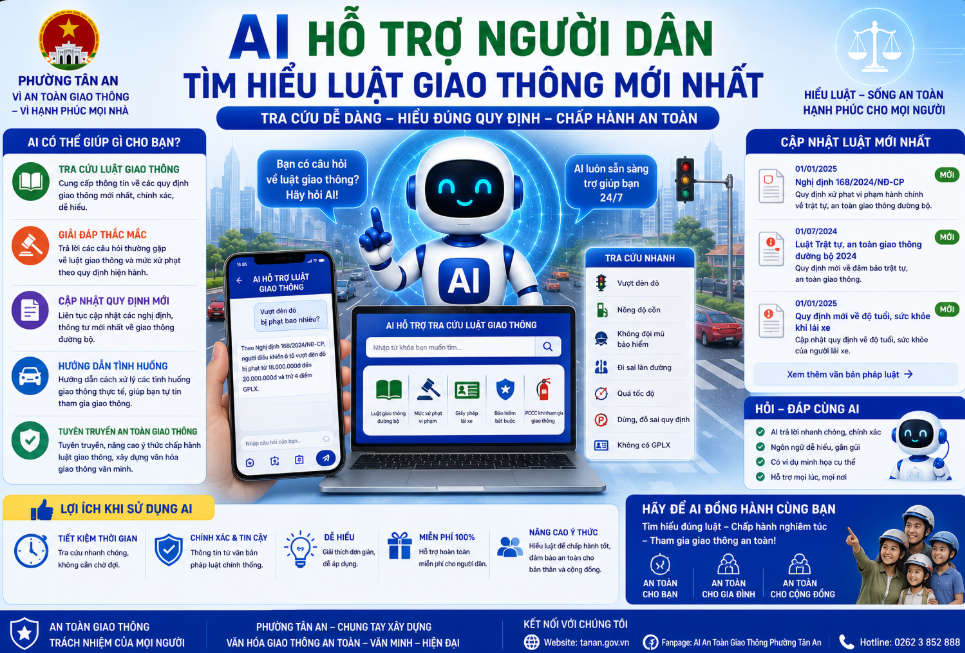 AI Hỗ Trợ Người Dân Tìm Hiểu Luật Giao Thông Mới Nhất