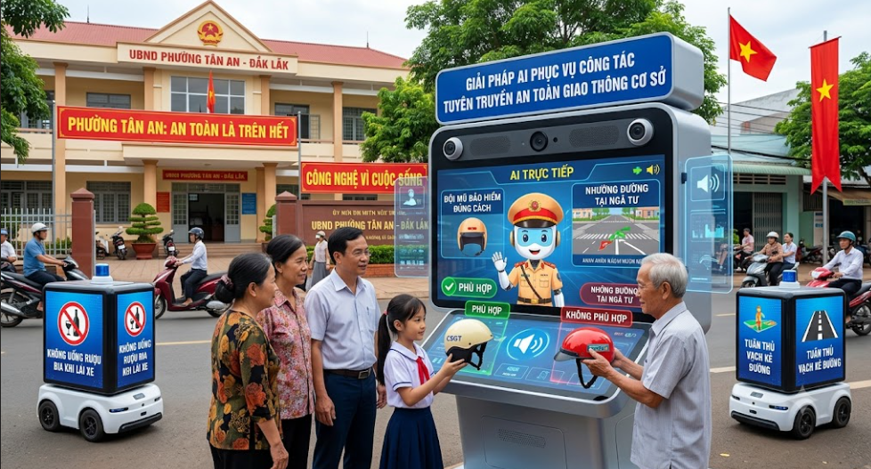 Giải Pháp AI Phục Vụ Công Tác Tuyên Truyền An Toàn Giao Thông Cơ Sở