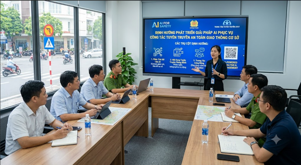Định hướng phát triển giải pháp AI tuyên truyền giao thông cơ sở giai đoạn 2026–2030: nâng cấp công nghệ, nhân rộng mô hình, xây dựng chính quyền số địa phương!
