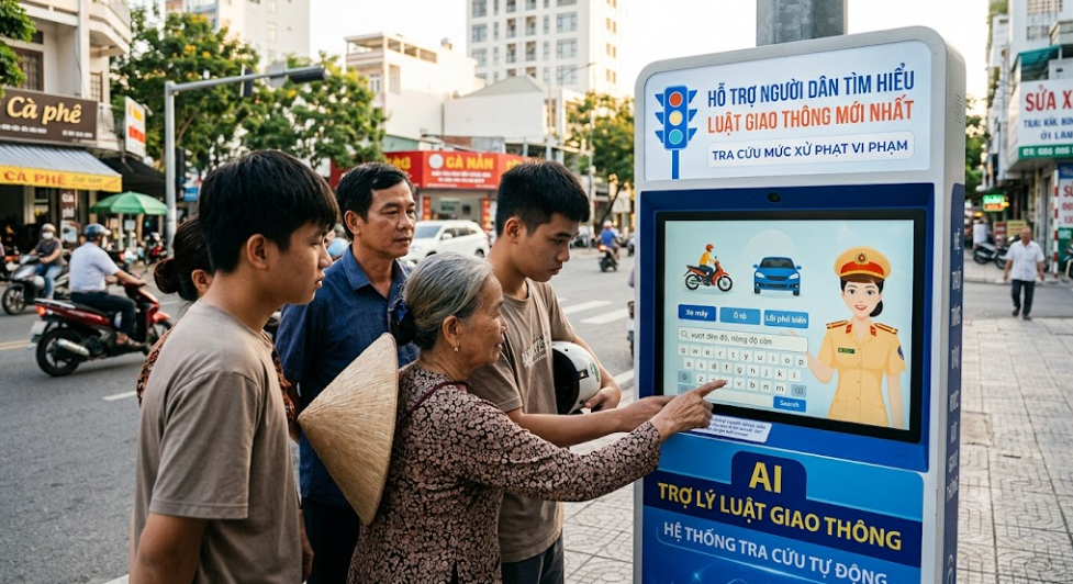 AI tra cứu mức xử phạt vi phạm giao thông theo quy định mới nhất 2026. Nhập hành vi → nhận ngay mức phạt, căn cứ pháp lý, giải thích dễ hiểu, chính xác tuyệt đối!