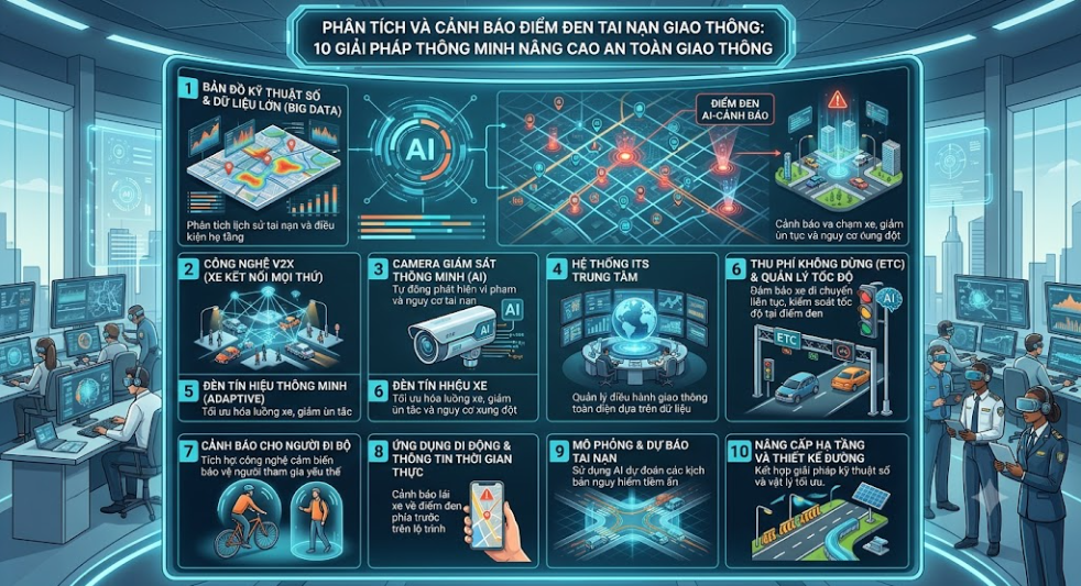 AI Phân Tích Và Cảnh Báo Điểm Đen Tai Nạn Giao Thông