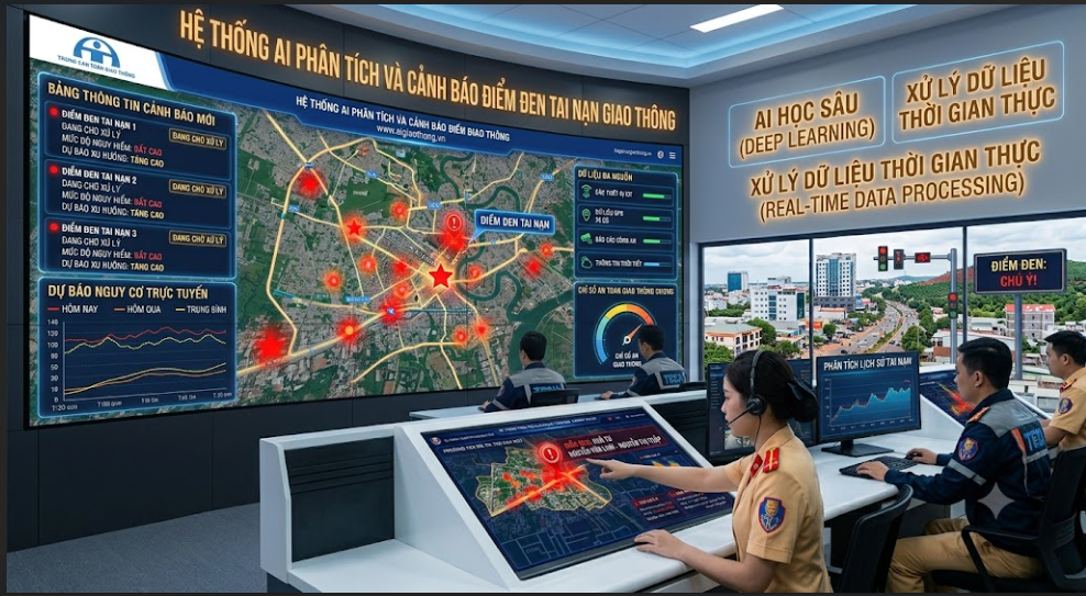 Website AI phân tích, cập nhật và cảnh báo điểm đen tai nạn giao thông thời gian thực. Xem bản đồ trực quan, tra cứu nguyên nhân, nhận khuyến nghị an toàn, hoàn toàn miễn phí!