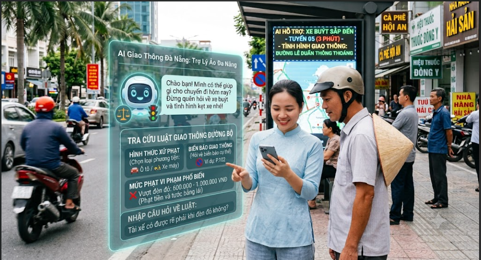 AI giúp tra cứu luật giao thông dễ dàng nhất: chỉ cần mô tả hành vi, nhận ngay quy định, mức xử phạt, giải thích rõ ràng. Không cần nhớ điều luật, không cần đọc tài liệu dài dòng!