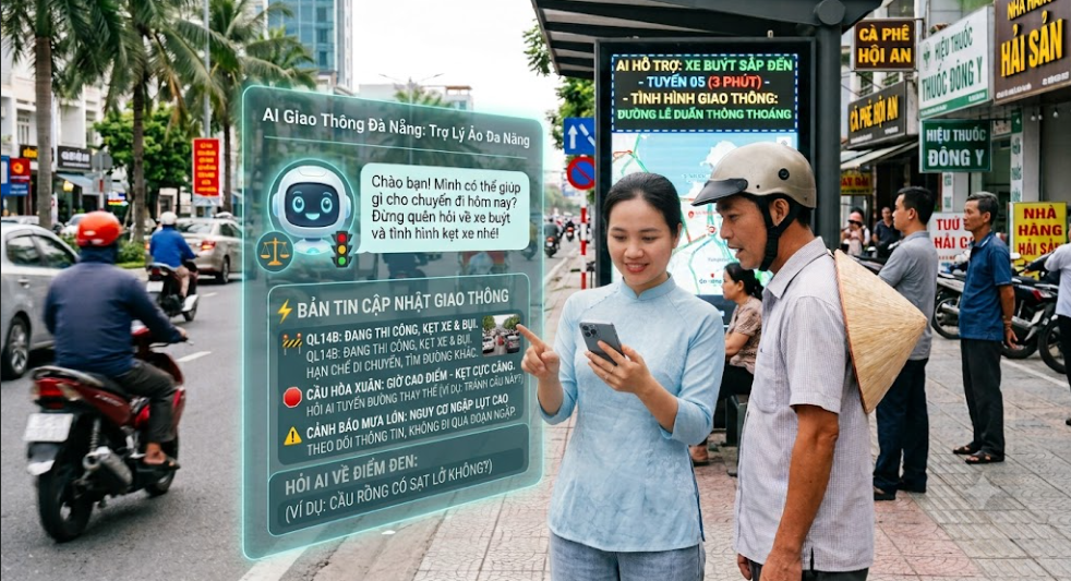 AI tự động cập nhật thông tin giao thông mới nhất: quy định, tình hình đường, điểm nguy hiểm. Luôn chính xác, kịp thời, giúp người dân không bỏ lỡ thay đổi quan trọng!